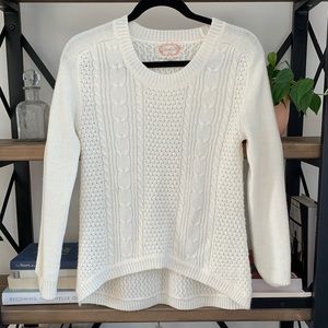White Knit Sweater